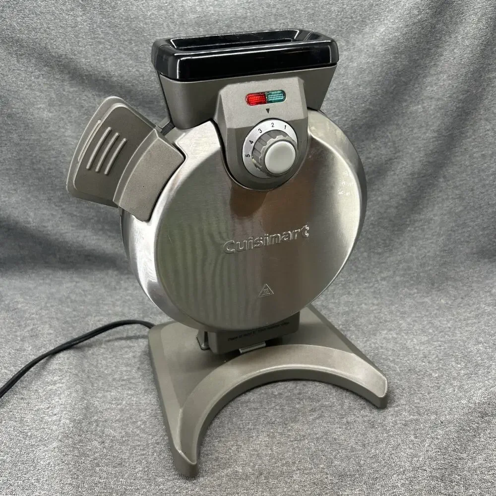 Cuisinart VWM-200PC1 Vertical Belgian Waffle Maker Stainless Steel Tested WORKS